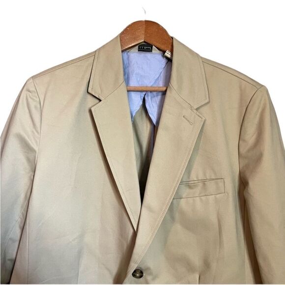 L.L. Bean mens beige blazer. Size 42 tall - Picture 2 of 12
